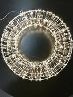 Te koop : stevige lichtkrans op zware witte metalen draad, Ophalen of Verzenden, Nieuw