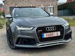 AUDI RS6 4.0TFSI LICHTE VRACHT + ZETELS AANWEZIG FULL OPTIE, Te koop, Alcantara, Zilver of Grijs, Benzine