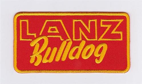 Lanz Bulldog Tractor stoffen opstrijk patch embleem #1, Verzamelen, Automerken, Motoren en Formule 1, Nieuw, Verzenden