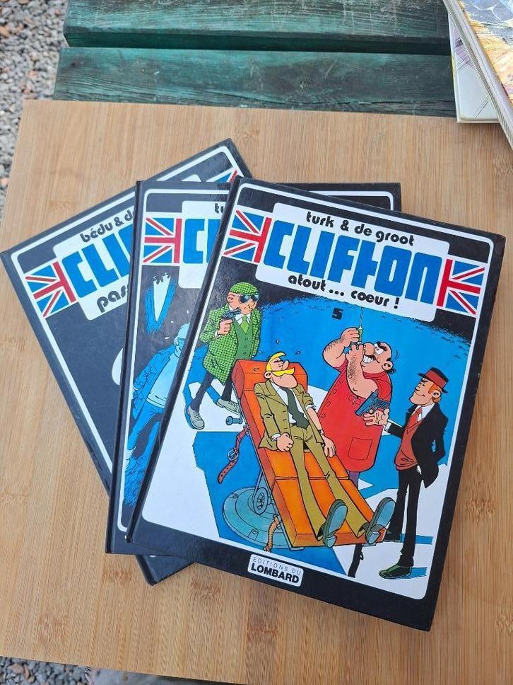 3 BD CLIFTON EO TUBE FOTO'S/BESCHRIJVING, Boeken, Stripverhalen, Gelezen, Complete serie of reeks, Ophalen of Verzenden