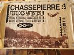 Affiche ''Festival de CHASSEPIERRE ''1992, Verzamelen, Posters, Ophalen of Verzenden