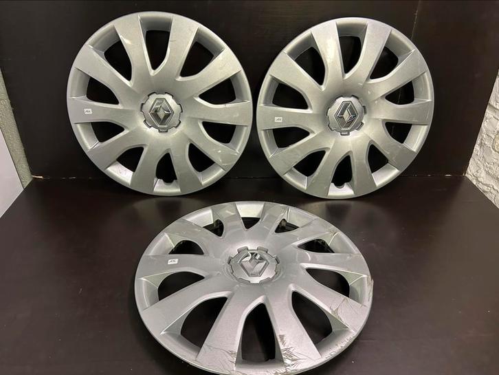 3 enjoliveurs Renault trafic Mégane scenic clio 16", Autos : Divers, Enjoliveurs, Utilisé, Enlèvement ou Envoi