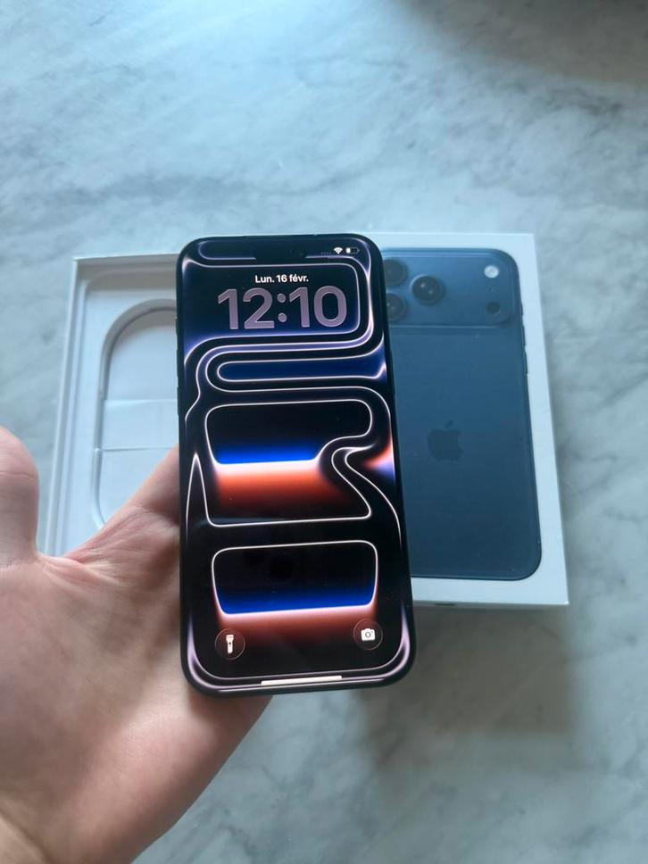 iPhone 17 PRO MAX 256GB Bleu intense, Télécoms, Téléphonie mobile | Apple iPhone, Comme neuf, Bleu, Enlèvement ou Envoi