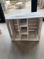Houten kist wit, Ophalen