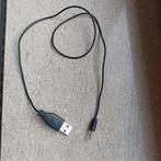 Câble chargeur pour tout appareil, depuis USB vers fiche 2mm, Autres types, Enlèvement ou Envoi, 1980 à nos jours