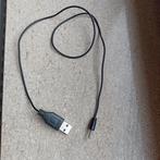 Câble chargeur appareils photo, depuis USB vers fiche 2mm, Autres types, Enlèvement ou Envoi, 1980 à nos jours