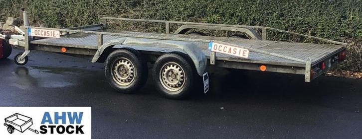 autotransporter - 2as - aanhangwagen, Auto diversen, Aanhangers en Bagagewagens, Gebruikt, Ophalen