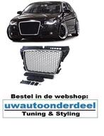 Sport Grill Chrome Zwart Voor Audi A3 8P RS3 Look, Verzenden