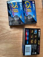 5 cassettes vidéo vierges Emtec CS II Super de 90min, Enlèvement ou Envoi, Neuf
