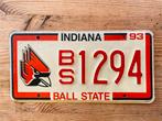 Amerikaanse nummerplaat Indiana USA, Verzamelen, Ophalen of Verzenden, Gebruikt, Auto's