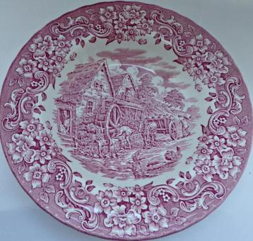 Set van 2 roze soepborden beschikbaar voor biedingen