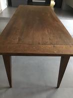 Massieve eiken kloostertafel, Ophalen, Gebruikt, Eikenhout, 200 cm of meer