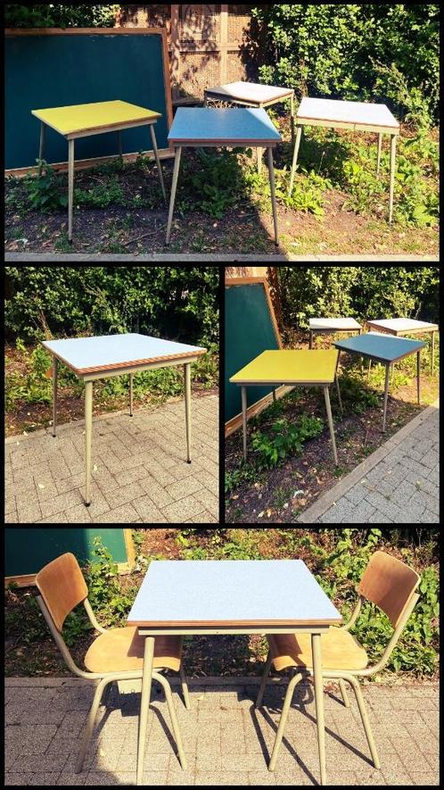 Tubax tafels | gekleurde formica in vierkant 70*70 (30 stks), Zakelijke goederen, Horeca | Meubilair en Inrichting, Meubilair