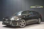 Audi A6 40 TDi S Line Automaat-Nav-Pano-360Cam-Garantie, Auto's, Audi, Automaat, 4 cilinders, Zwart, Bedrijf