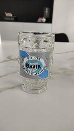 Bierglas Bavik Witbier, Ophalen of Verzenden, Zo goed als nieuw, Bierglas