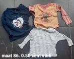 Longsleeves maat 86. 0.50 cent stuk, Kinderen en Baby's, Ophalen of Verzenden, Gebruikt