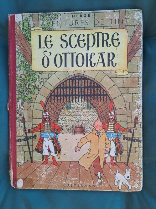 TINTIN Le Sceptre d'Ottokar Re B7bis 1952 HERGE CASTERMAN, Livres, BD, Utilisé, Une BD, Enlèvement ou Envoi