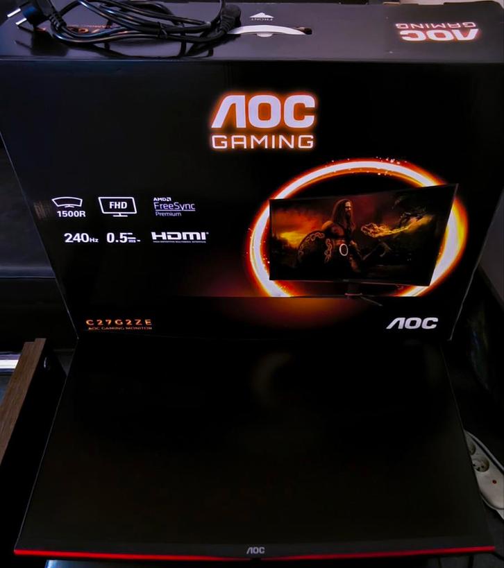 AOC-monitor 27 inch 240 Hz 0,5 ms fhd, Computers en Software, Monitoren, Gebruikt, LED, HD, Ophalen of Verzenden
