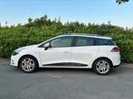Renault Clio 4 Break 0.9 Benzine 2018 Euro 6b 143.000km Air, Auto's, Renault, Stof, Euro 6, USB, Wit