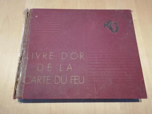 Livre d'or de la carte de feu, Collections, Objets militaires | Général, Armée de terre, Enlèvement ou Envoi