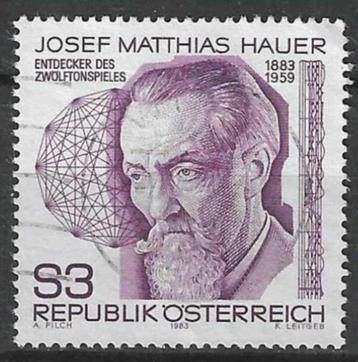 Oostenrijk 1983 - Yvert 1562 - Josef Matthias Hauer (ST) beschikbaar voor biedingen