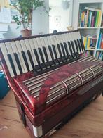 Accordéon Weltmeister 120 basse, Comme neuf, Weltmeister, Accordéon à touches, Avec valise