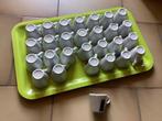 28 kleine espressotassen Lavazza, Ophalen, Zo goed als nieuw, Kop(pen) en/of Schotel(s)