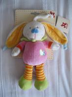 Peluche lapin neuve musicale Nicotoy, Enlèvement ou Envoi, Neuf, Lapin