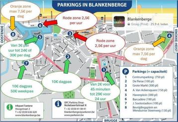 Blankenberge Place de parking privative 50€/semaine