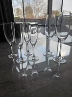 6 champagneglazen, Ophalen