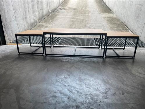 Design salontafel uit 3 delen, Huis en Inrichting, Tafels | Salontafels, Nieuw, 75 cm of meer, 50 tot 100 cm, 100 tot 150 cm, Rechthoekig