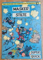 Robbedoes 10 Het masker der stilte 1e druk 1958 Franquin, Boeken, Stripverhalen, Gelezen, Eén stripboek, Ophalen of Verzenden