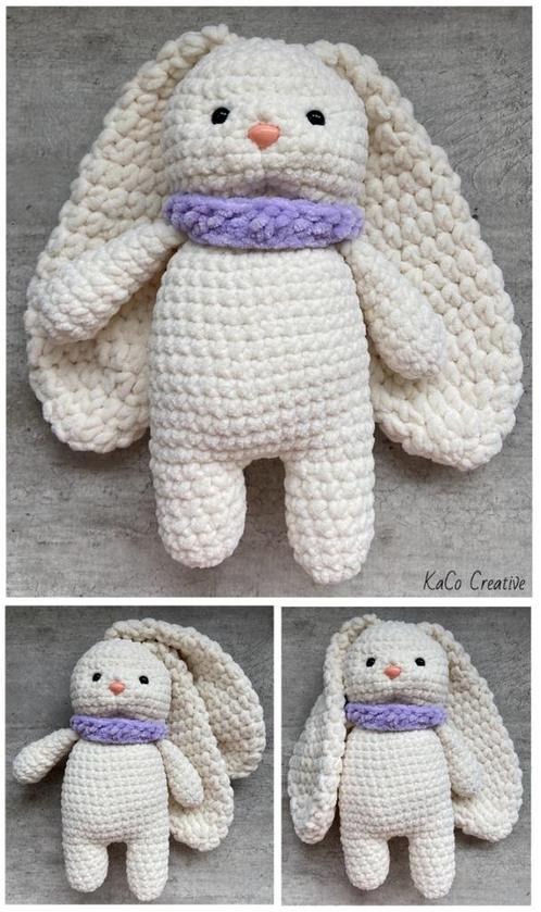 Knuffel  ‘Snuggle Konijn’ Cream (Handmade - Gehaakt), Hobby & Loisirs créatifs, Tricot & Crochet, Neuf, Crochet, Enlèvement ou Envoi