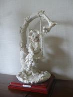 Beeld kind (meisje) op schommel - Giuseppe Armani - Florence, Antiek en Kunst, Ophalen of Verzenden