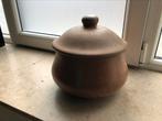Grand pot en grès avec couvercle, Antiquités & Art, Antiquités | Céramique & Poterie