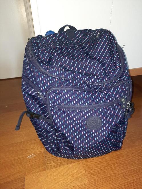 Cartable Kipling, Handtassen en Accessoires, Tassen | Schooltassen, Zo goed als nieuw, Rugtas, Blauw, Ophalen of Verzenden
