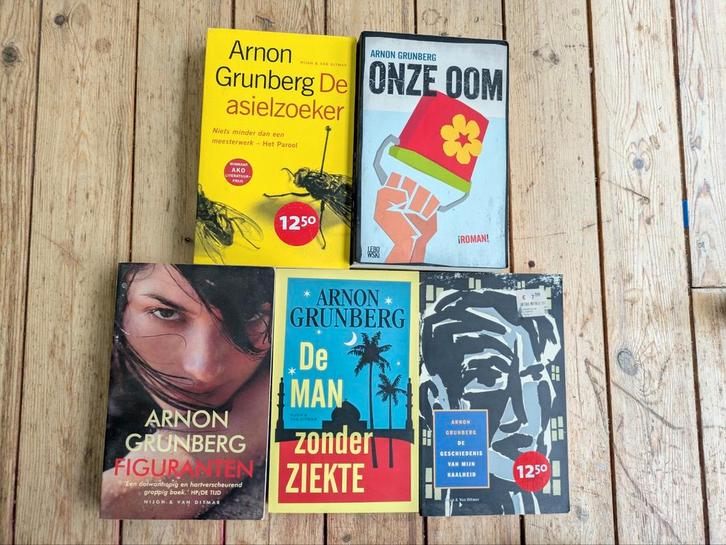 6 romans Arnon Grunberg : Onze oom, figuranten,..., Boeken, Romans, Ophalen