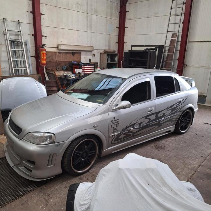 Opel Astra G, Autos, Opel, Particulier, Astra, Essence, 5 portes, Boîte manuelle, Argent ou Gris, Noir, Tissu, Traction avant