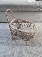 Rotan poppenbedje LEO & MOON, Ophalen, Zo goed als nieuw