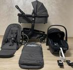 Joolz 3 en 1 de poussette Joolz Day + Awesome anthracite, Enfants & Bébés, Couverture pieds, Babygeluk, Comme neuf, Enlèvement