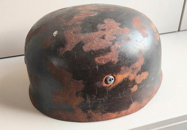 Duitse parachutehelm uit de Tweede Wereldoorlog (kopie), Verzamelen, Militaria | Tweede Wereldoorlog, Overige soorten, Helm of Baret