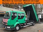 Renault  Midlum 220 dCi Euro 3 Dubbel Cabine 6-Pers Kipper T, Boîte manuelle, Vert, Diesel, Carnet d'entretien