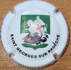 Capsule Champagne Gaston CHEQ blanc/vert/noir nr.06 * RARE *, Collections, Enlèvement ou Envoi, Neuf, France, Champagne