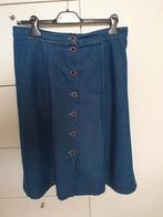 Middellange jeansrok, Kleding | Dames, Rokken, Ophalen, Zo goed als nieuw, Blauw, Onder de knie