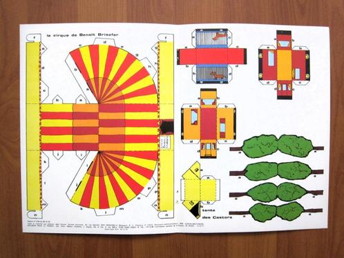 Suppl. Spirou 2124 : Cirque Benoit Brisefer à monter (1978), Boeken, Stripverhalen, Zo goed als nieuw, Eén stripboek, Ophalen of Verzenden