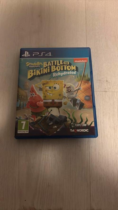 SpongeBob SquarePants: Battle for Bikini Bottom Rehydrated, Games en Spelcomputers, Games | Sony PlayStation 4, Zo goed als nieuw