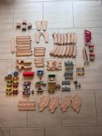 BRIO groot houten treincircuit, Ophalen of Verzenden, Zo goed als nieuw