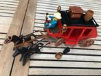 Playmobil set 3245 vintage Western Red Stage Coach Postkoets, Complete set, Gebruikt, Ophalen of Verzenden
