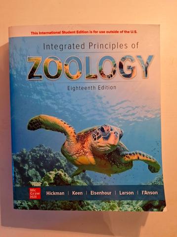 Integrated principles of zoology eighteenth edition