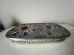 Vintage metalen schotelwarmhouder, Ophalen, Gebruikt
